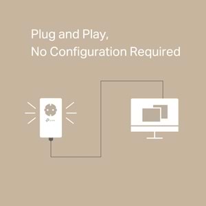 TP-Link TL-PA7017P KIT AV1000 Gigabit Passthrough Powerline Başlangıç Kiti