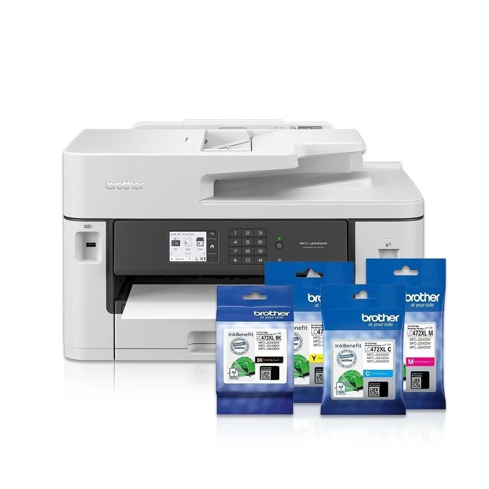 Brother A3 Mfc-J2340Dw Mürekkepli Çok Fonksiyonlu Renkli Dublex Yazıcı Wi-Fi