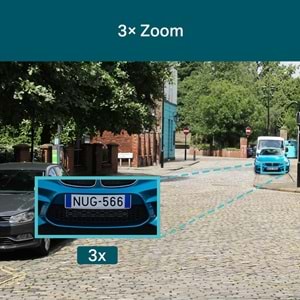 VIGI C540V V1 4MP Full-Color Dual-Lens PTZ Wi-Fi Güvenlik Kamerası (Çift Yönlü Ses, 3x Zoom)