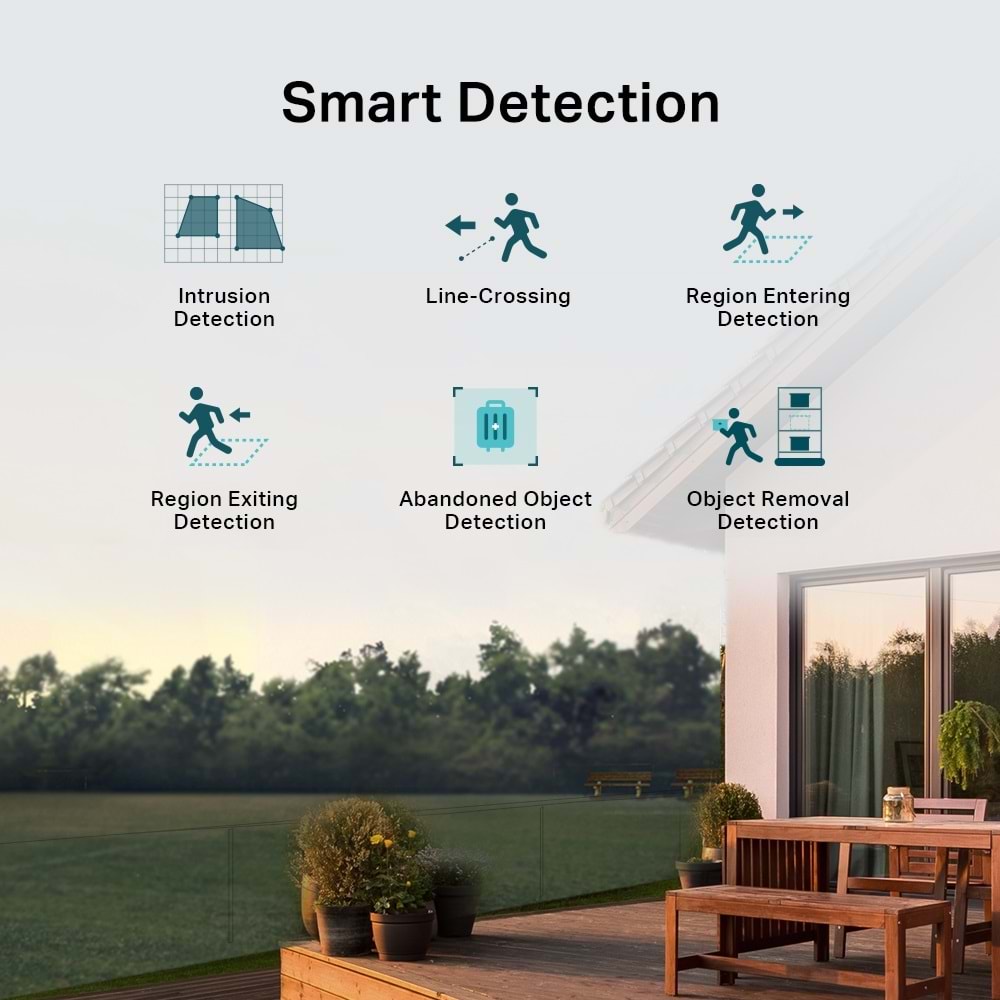 VIGI C540V V1 4MP Full-Color Dual-Lens PTZ Wi-Fi Güvenlik Kamerası (Çift Yönlü Ses, 3x Zoom)