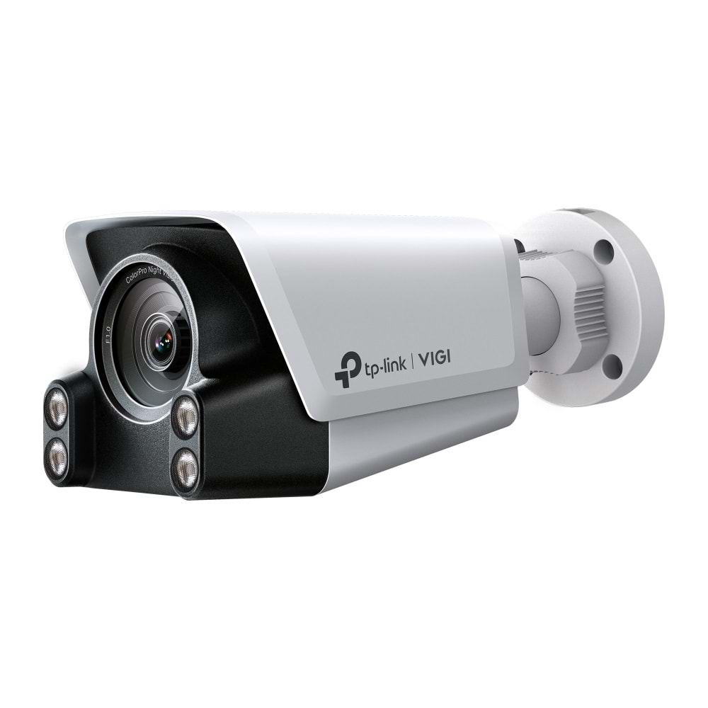 TP-Link VIGI C340S 4mm 4MP AI ColorPro Bullet IP Kamera (Çift Yönlü Ses, Aktif Savunma)