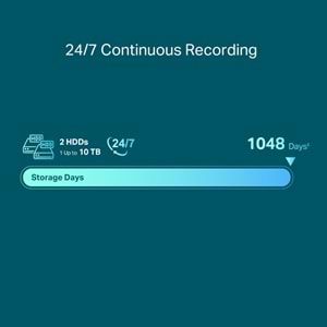 TP-Link VIGI NVR2016H V2 16 Kanal ONVIF NVR Kayıt Cihazı H.265+ 4K