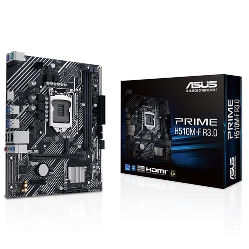 Asus PRIME H510M-F R3.0 H470 DDR4 M.2 USB3.2 DP/HDMI PCI 4.0 1200p Anakart
