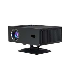 Xnano X6 1080p Full HD 4K LED Projeksiyon, Android, Wi-Fi, Bletooth, Auto Focus, 15000 Lumen, Black