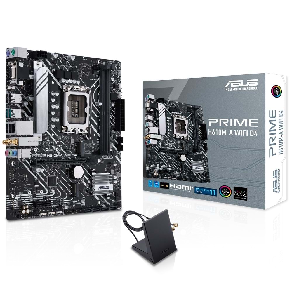 Asus PRIME H610M-A WIFI D4 Intel H610 3200 MHz DDR4 Soket 1700 mATX Anakart