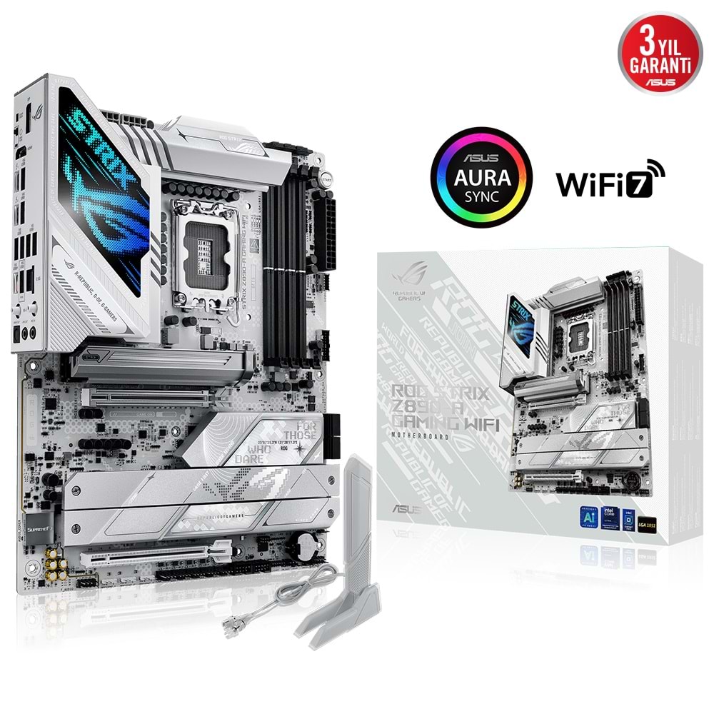 Asus ROG STRIX Z890-A GAMING WIFI DDR5 Intel LGA1851 Anakart