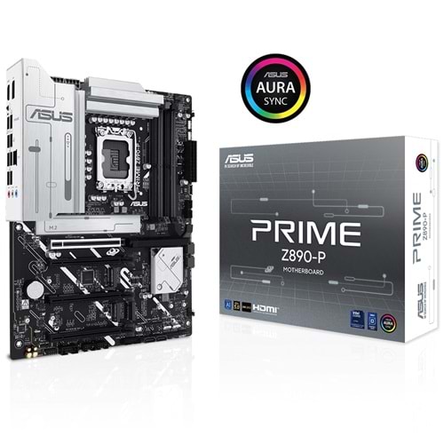 Asus PRIME Z890-P DDR5 Intel LGA1851 M2 DP/HDMI Type-c PCIe 5.0 Anakart