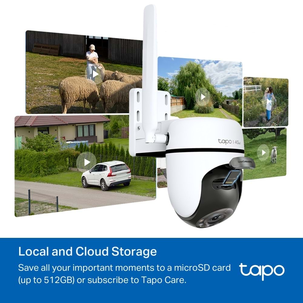 TP-Link Tapo C501GW Dış Ortam 3G/4G LTE/LAN Güvenlik Kamerası