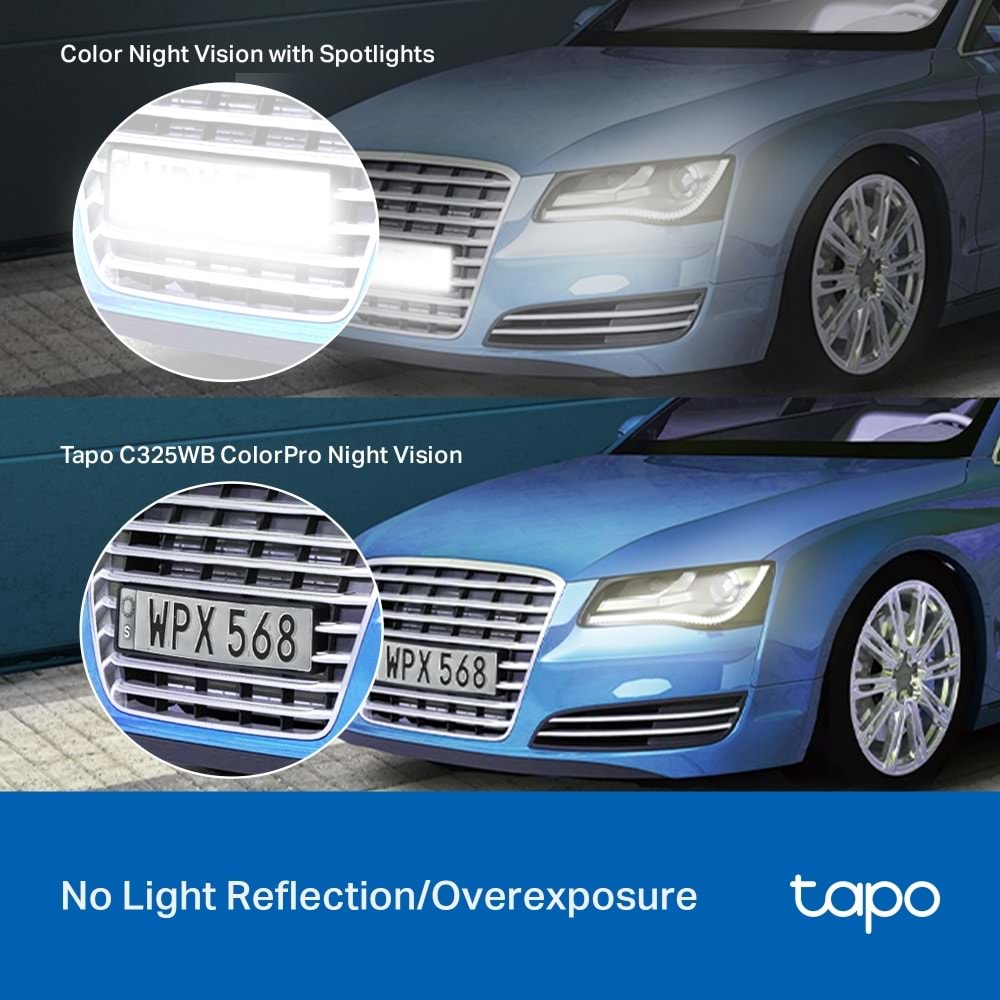 TP-Link Tapo C325WB Renkli Gece Görüşlü Wi-Fi Güvenlik Kamerası