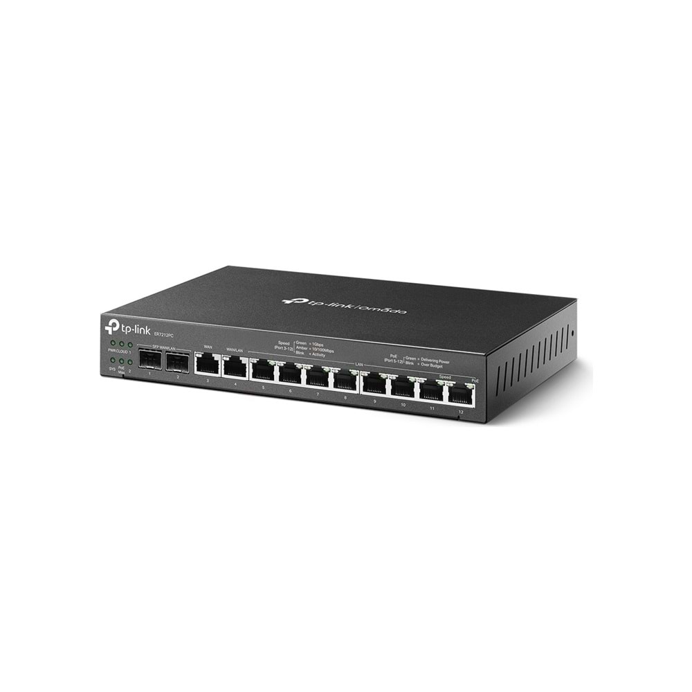 TP-Link ER7212PC Omada Gigabit VPN Router with PoE+ Ports and Controller