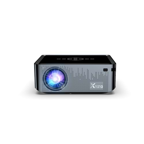 Xnano X1 Pro 1080p Full HD, 4K LED Projeksiyon, 12000 Lumen, Auto Focus , Android, Dolby Audio, Wi-Fi, Bluetooth, Black