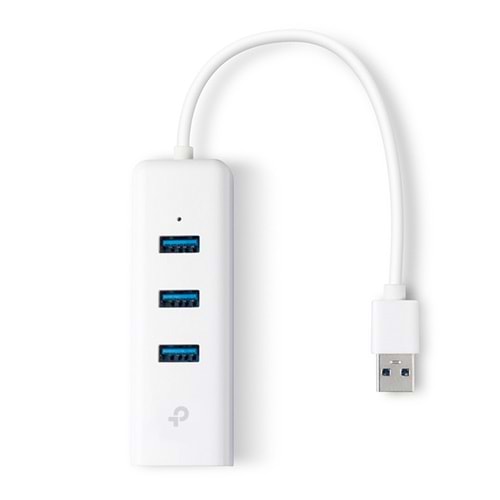 TP-Link UE330 USB 3.0 3-Port Hub ve Gigabit Ethernet Adaptör İkisi bir arada USB Adaptör
