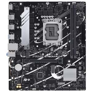 Asus PRIME B760M-R D4 Intel B760 5333 MHz (OC) DDR4 Soket 1700 mATX Anakart