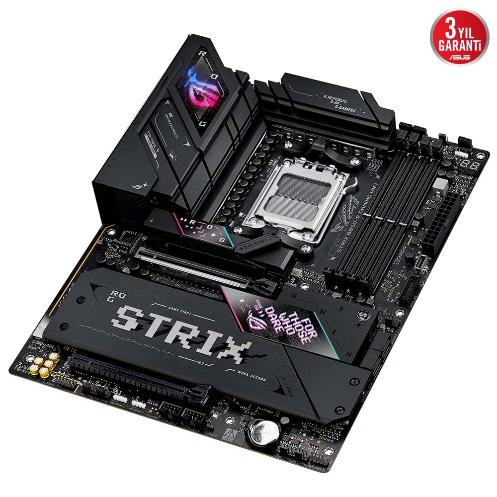 Asus ROG STRIX B850-E GAMING WIFI AMD B850 8000 MHz (OC) DDR5 Soket AM5 ATX Anakart