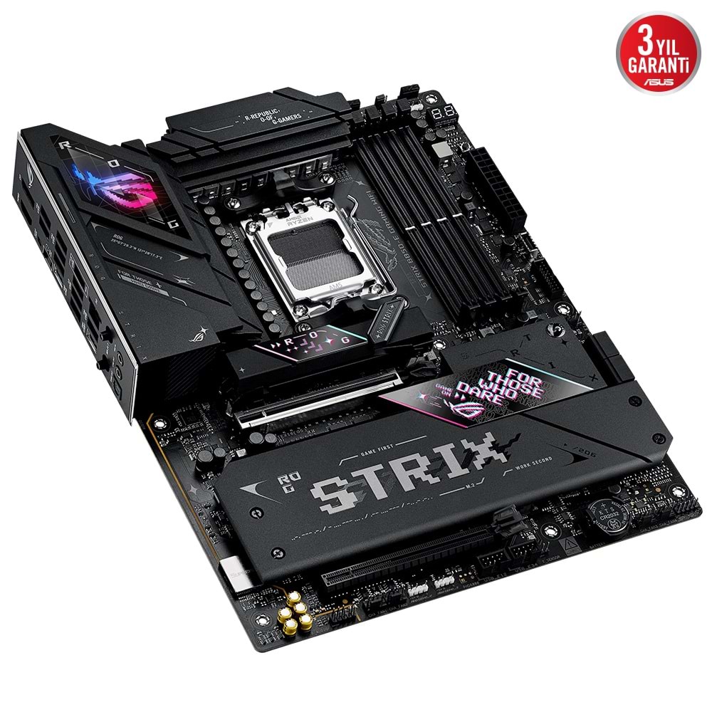 Asus ROG STRIX B850-E GAMING WIFI AMD B850 8000 MHz (OC) DDR5 Soket AM5 ATX Anakart