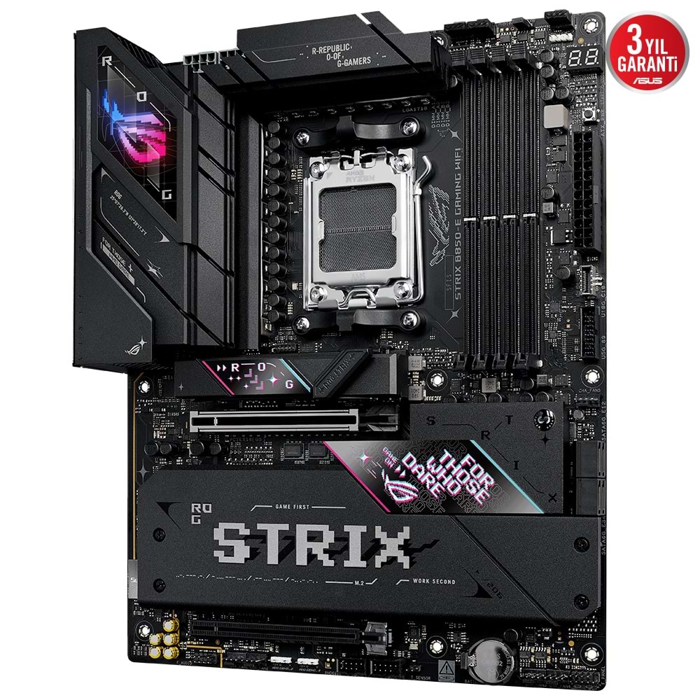 Asus ROG STRIX B850-E GAMING WIFI AMD B850 8000 MHz (OC) DDR5 Soket AM5 ATX Anakart