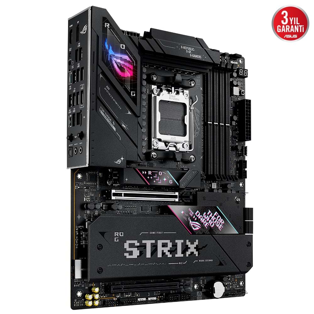 Asus ROG STRIX B850-E GAMING WIFI AMD B850 8000 MHz (OC) DDR5 Soket AM5 ATX Anakart