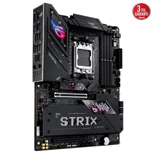 Asus ROG STRIX B850-E GAMING WIFI AMD B850 8000 MHz (OC) DDR5 Soket AM5 ATX Anakart