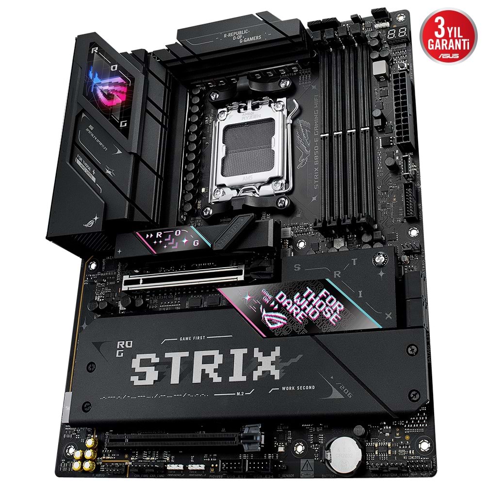 Asus ROG STRIX B850-E GAMING WIFI AMD B850 8000 MHz (OC) DDR5 Soket AM5 ATX Anakart