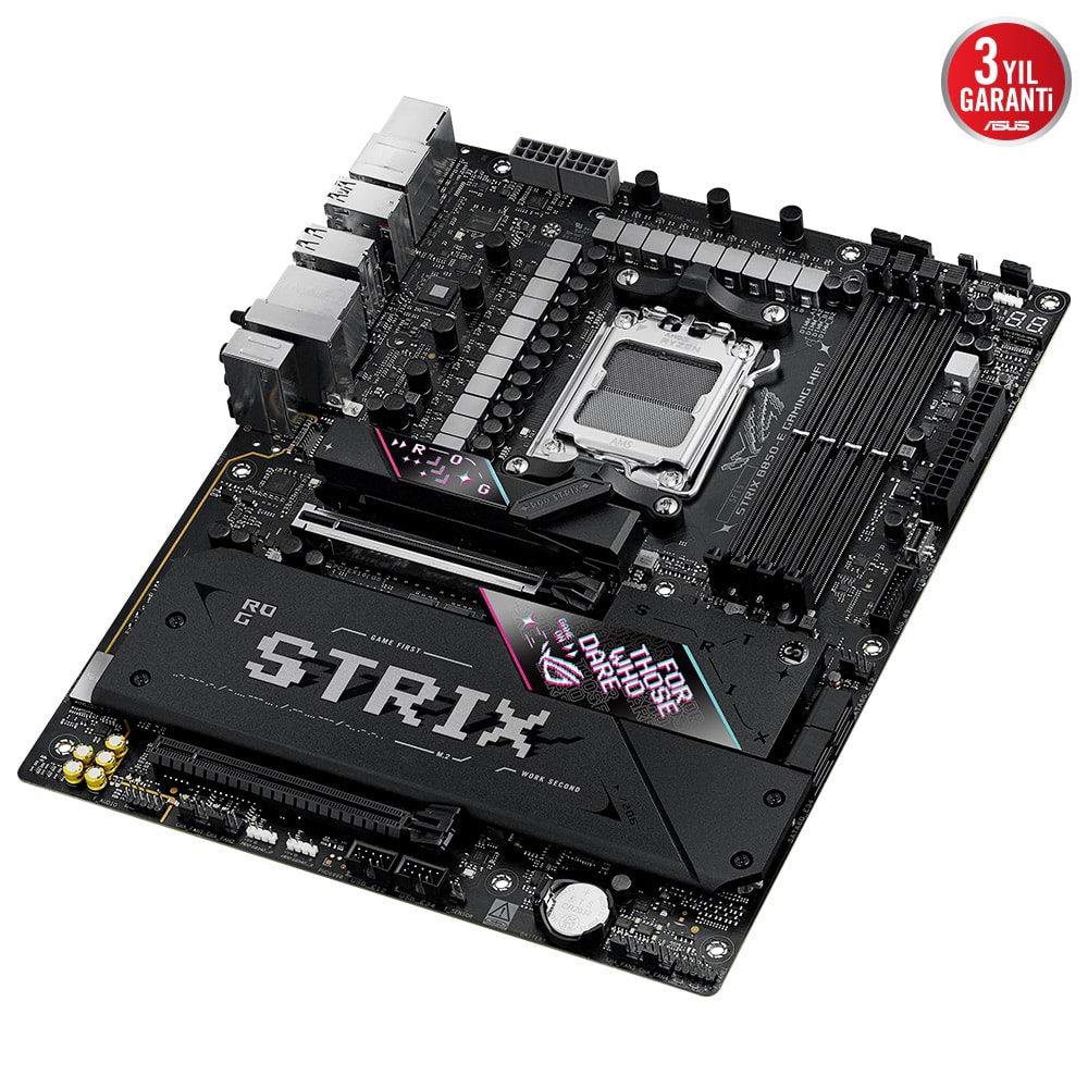 Asus ROG STRIX B850-E GAMING WIFI AMD B850 8000 MHz (OC) DDR5 Soket AM5 ATX Anakart