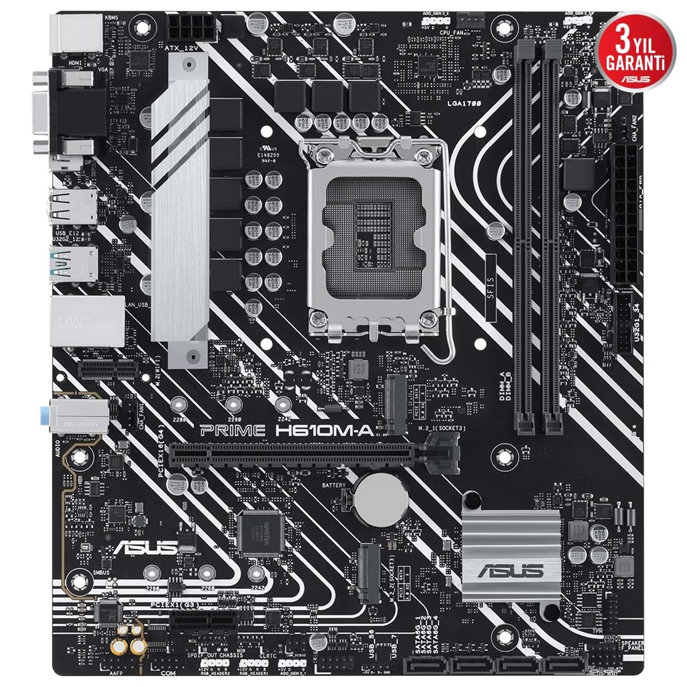 Asus PRIME H610M-A-CSM 5600 MHz DDR5 LGA1700 Matx Anakart