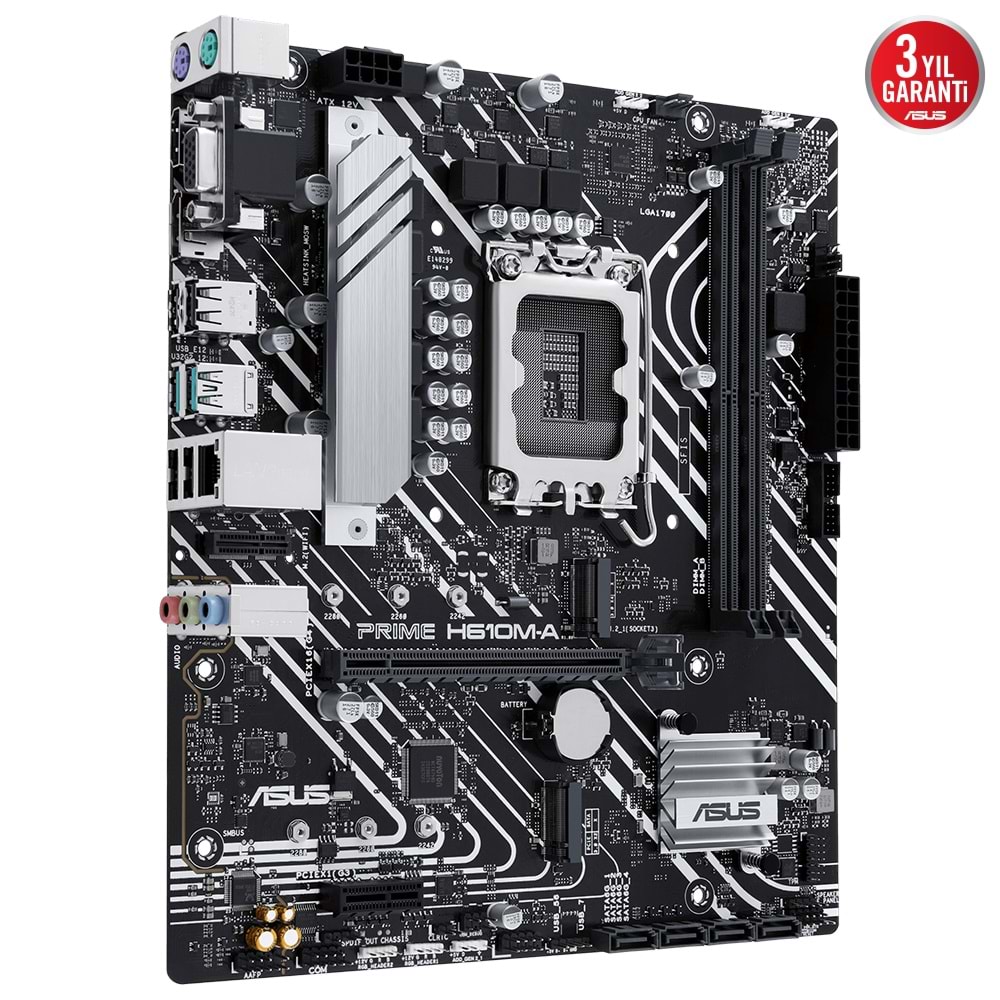 Asus PRIME H610M-A-CSM 5600 MHz DDR5 LGA1700 Matx Anakart