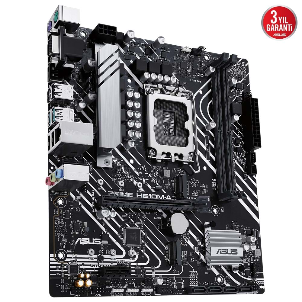 Asus PRIME H610M-A-CSM 5600 MHz DDR5 LGA1700 Matx Anakart