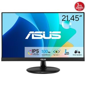 Asus VP229HF 21.45 FHD 1Ms 100Hz HDMI VGA Vesa IPS Monitör