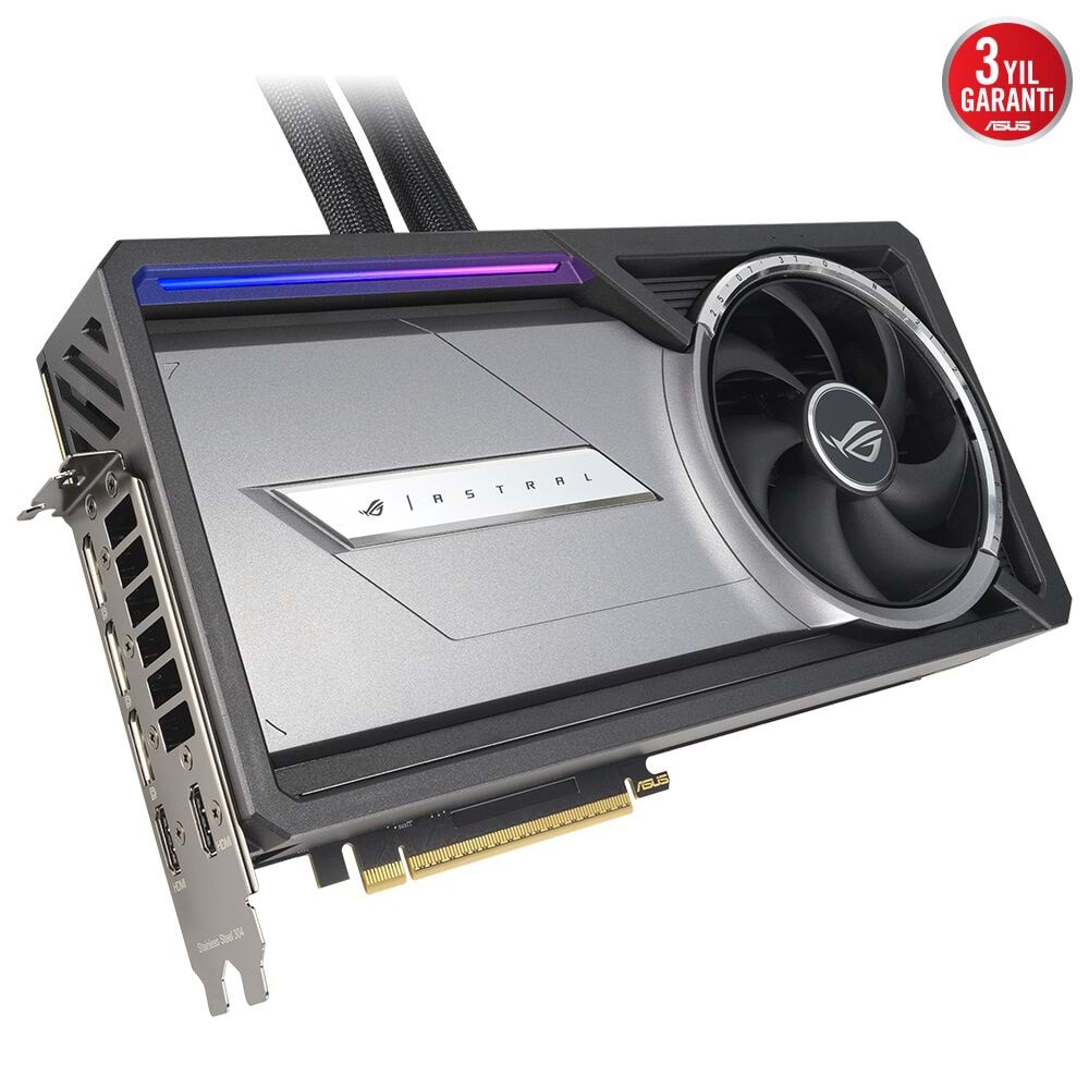 Asus ROG-ASTRAL-LC-RTX5090-O32G-GAMING 32GB 512Bit GDDR7 DP/HDMI PCI 5.0 Ekran Kartı