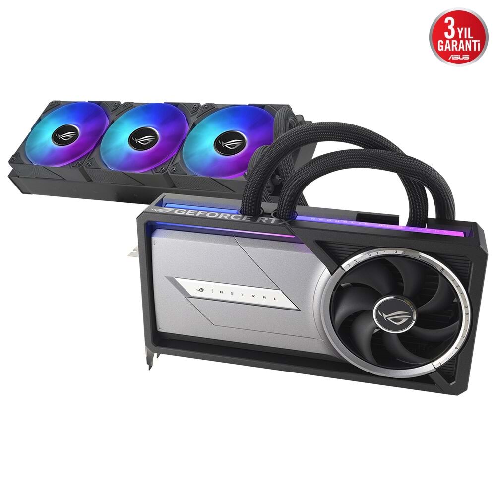 Asus ROG-ASTRAL-LC-RTX5090-O32G-GAMING 32GB 512Bit GDDR7 DP/HDMI PCI 5.0 Ekran Kartı