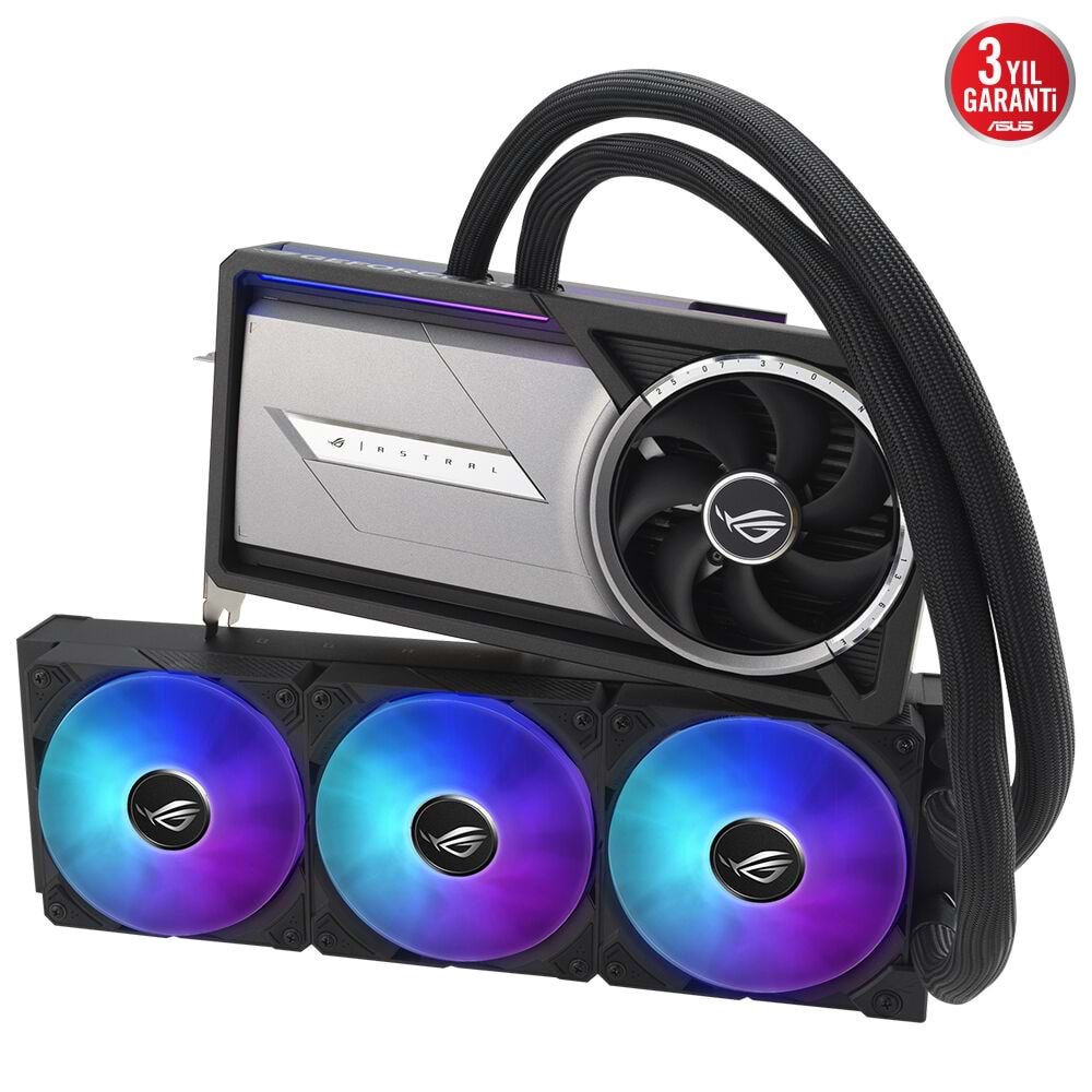 Asus ROG-ASTRAL-LC-RTX5090-O32G-GAMING 32GB 512Bit GDDR7 DP/HDMI PCI 5.0 Ekran Kartı