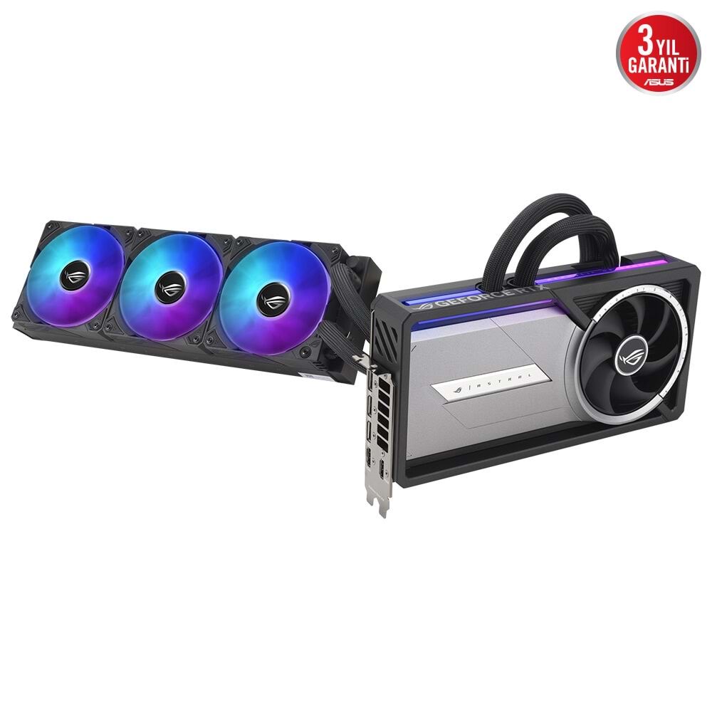Asus ROG-ASTRAL-LC-RTX5090-O32G-GAMING 32GB 512Bit GDDR7 DP/HDMI PCI 5.0 Ekran Kartı