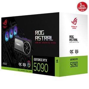 Asus ROG-ASTRAL-LC-RTX5090-O32G-GAMING 32GB 512Bit GDDR7 DP/HDMI PCI 5.0 Ekran Kartı