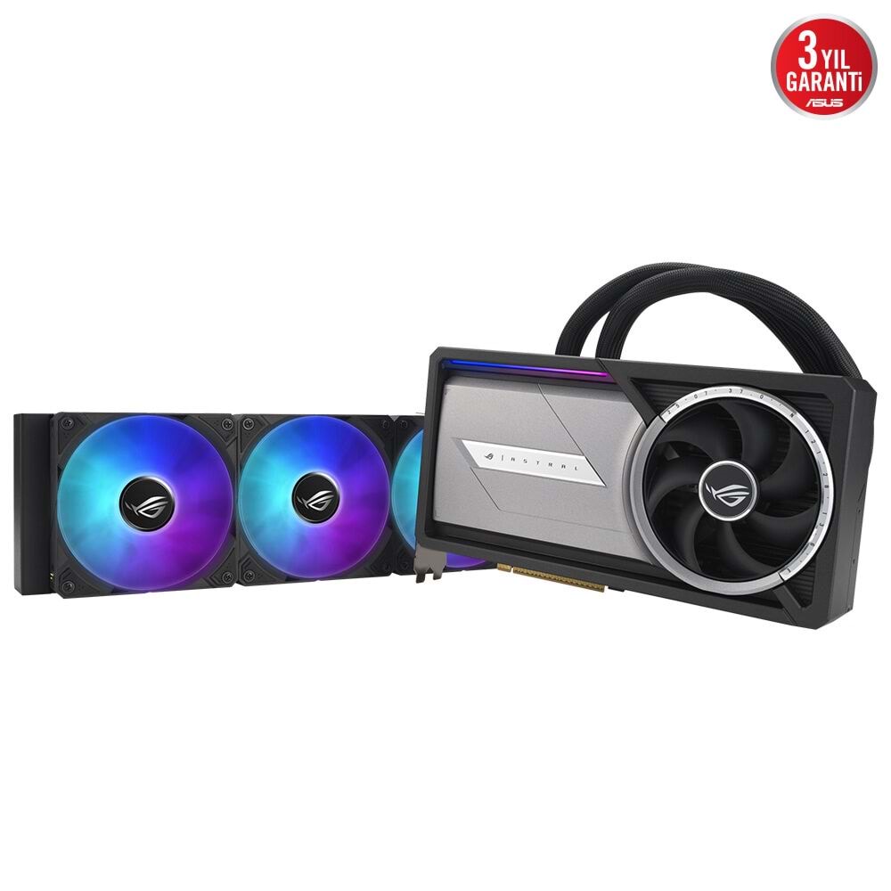 Asus ROG-ASTRAL-LC-RTX5090-O32G-GAMING 32GB 512Bit GDDR7 DP/HDMI PCI 5.0 Ekran Kartı