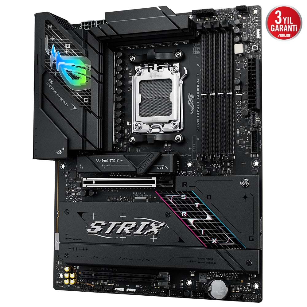 Asus ROG STRIX B850-F GAMING WIFI Amd B850 Am5 Ddr5 8000 Dp Hdmı Anakart
