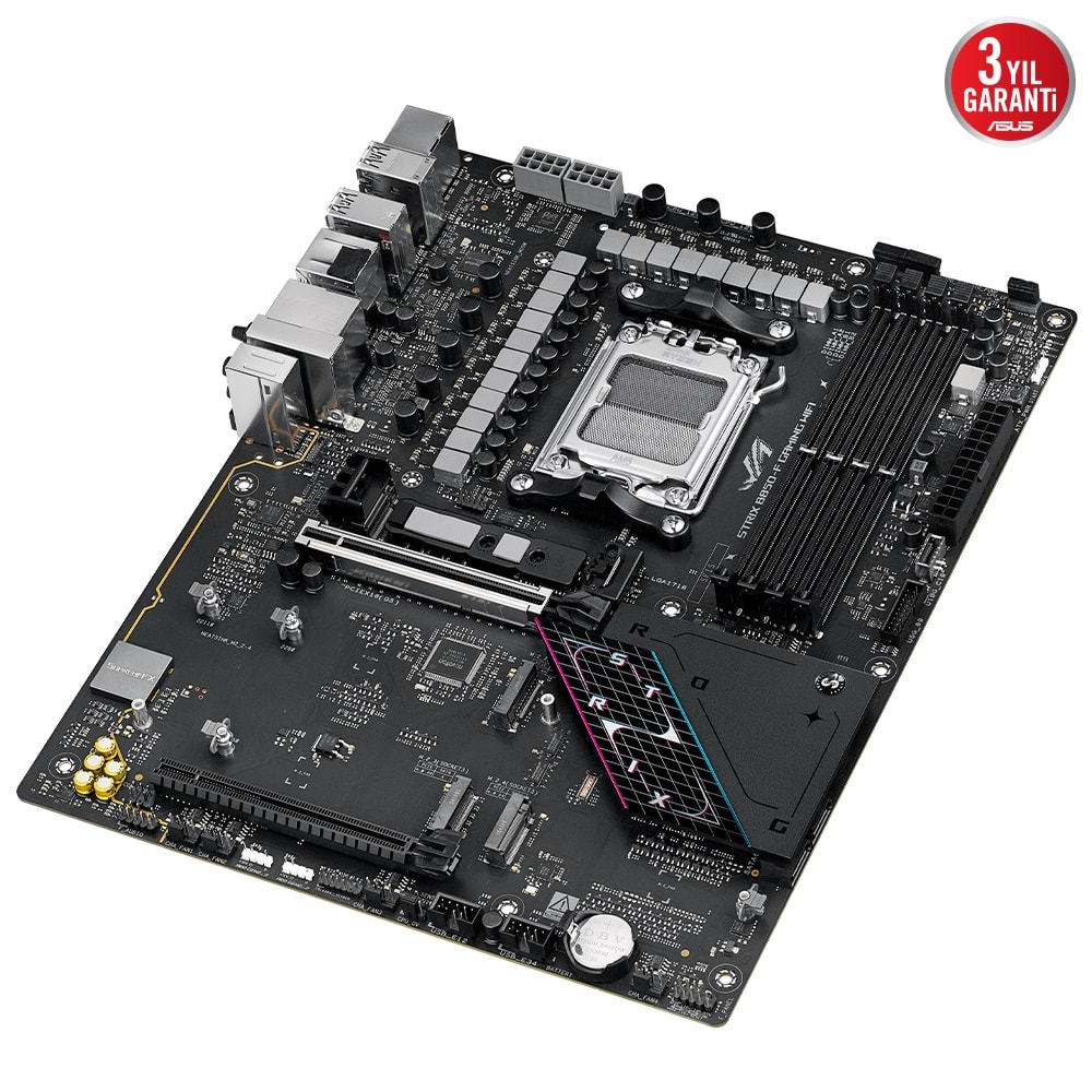 Asus ROG STRIX B850-F GAMING WIFI Amd B850 Am5 Ddr5 8000 Dp Hdmı Anakart