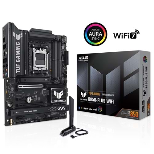 Asus Tuf Gaming B850-PLUS Wifi AMD B850 DDR5 USB3.2 M.2 DP/HDMI PCI 5.0 Anakart