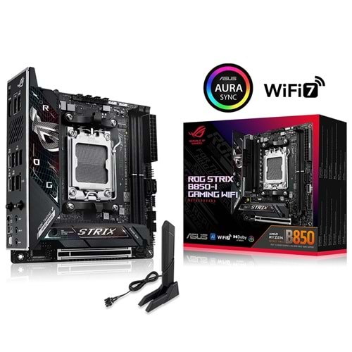 Asus Rog Strix B850-I Gaming Wifi AMD B850 DDR5 USB3.2 M2 DP/HDMI PCI 5.0 AM5 Anakart