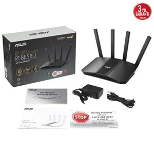 Asus RT-BE58U Dual-Band Wi-Fi 7 Smart AiMesh Router (Yönlendirici)