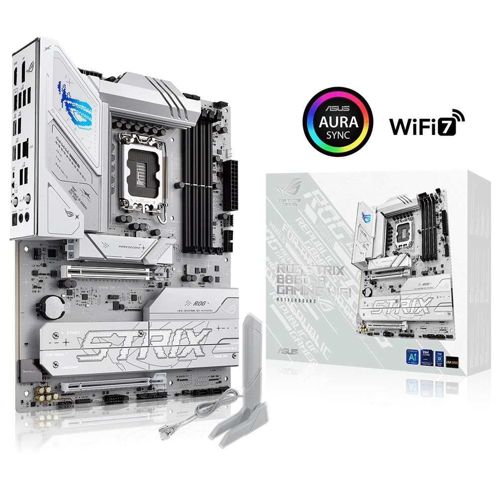 Asus Rog Strix B860-A Gaming WİFİ 8600 MHz DDR5 LGA1851 DP ATX Anakart