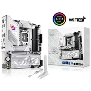 Asus Rog Strix B860-G Gaming WiFi Intel B860 9066 MHz (OC) DDR5 Soket 1851 mATX Anakart