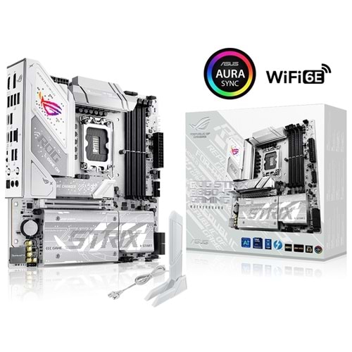 Asus Rog Strix B860-G Gaming WiFi Intel B860 9066 MHz (OC) DDR5 Soket 1851 mATX Anakart