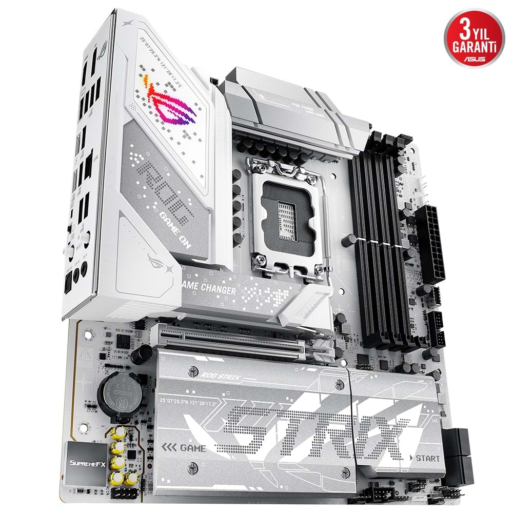 Asus Rog Strix B860-G Gaming WiFi Intel B860 9066 MHz (OC) DDR5 Soket 1851 mATX Anakart