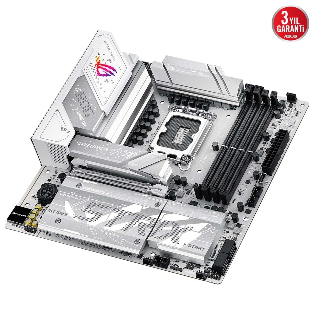 Asus Rog Strix B860-G Gaming WiFi Intel B860 9066 MHz (OC) DDR5 Soket 1851 mATX Anakart