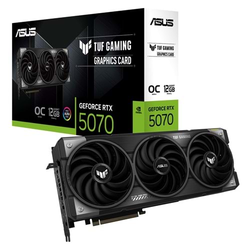 Asus TUF-RTX5070-O12G-GAMING 12GB 192Bit GDDR7 DP/HDMI PCI 5.0 Ekran Kartı