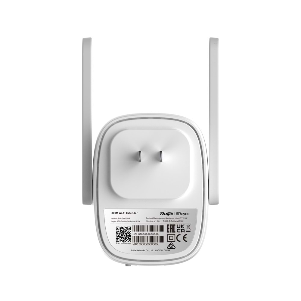 Ruijie-Reyee RG-EW300R 300 Mbps Wifi Range Extender/Menzil Genişletici