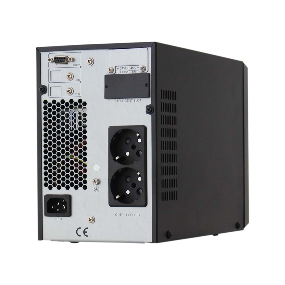 DotVolt 1 KVA / 900 W LCD Tower Online Güç Kaynağı UPS 2 x 9A