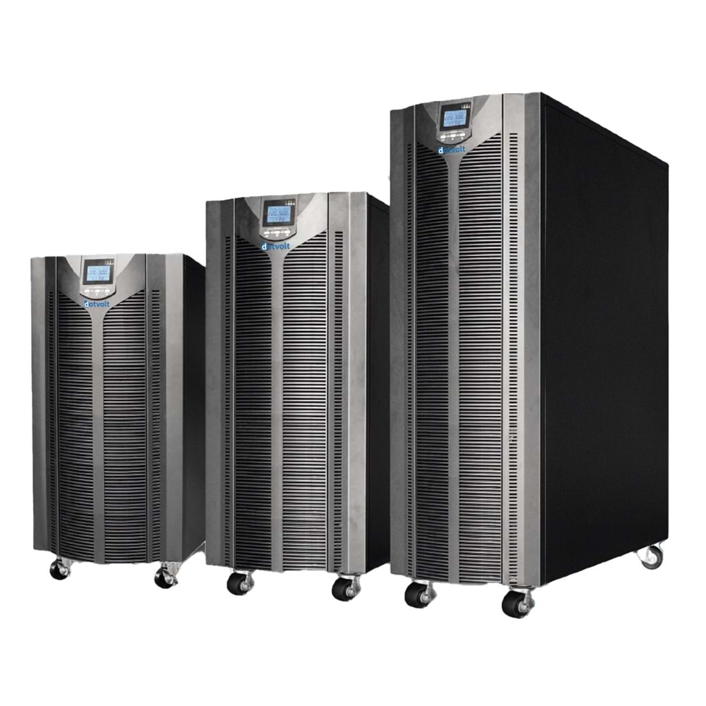 DotVolt 10 KVA / 10000 W LCD Tower Online Güç Kaynağı UPS 16 x 7A