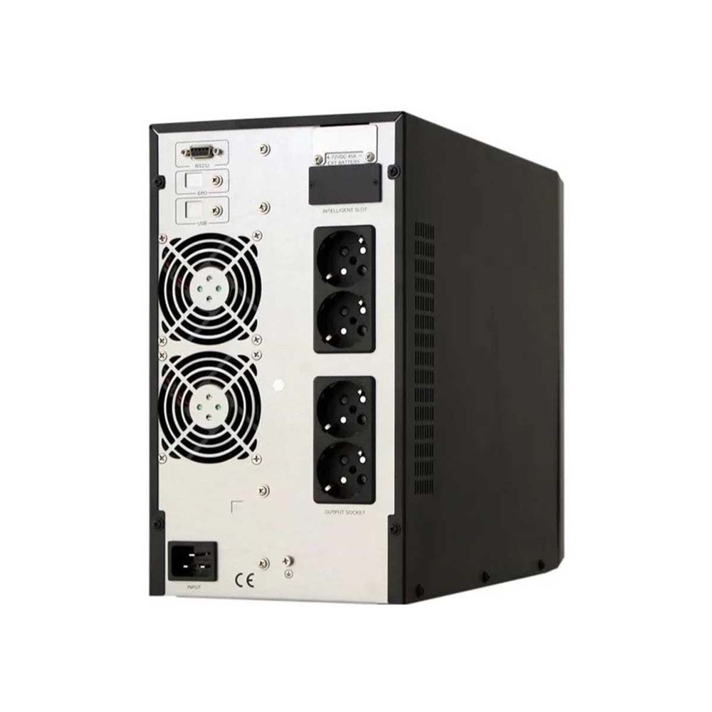 DotVolt 2 KVA / 1800 W LCD Tower Online Güç Kaynağı UPS 4 x 9A