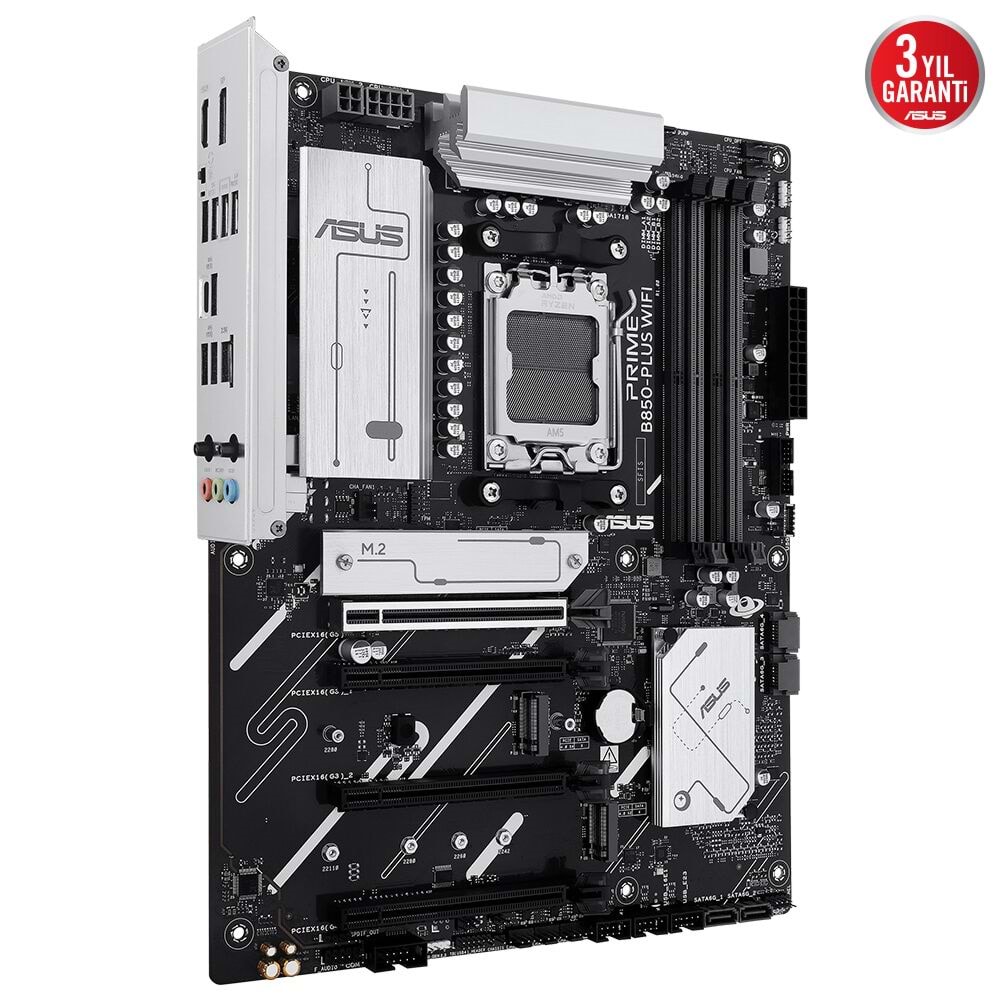 Asus PRIME B850-PLUS WIFI AMD DDR5 M.2 DP/HDMI PCI 5.0 AM5 Anakart